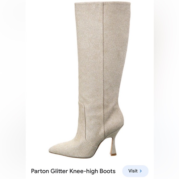 Stuart Weitzman
Parton Glitter Knee Boots platino size 6 new - Picture 9 of 15